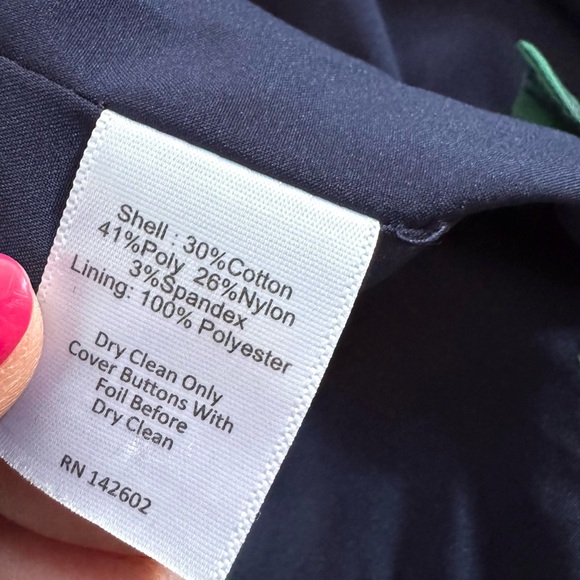 Sail to Sable Nautical Stripe High Neck Sleeveless Blouse, Small - Picture 4 of 6